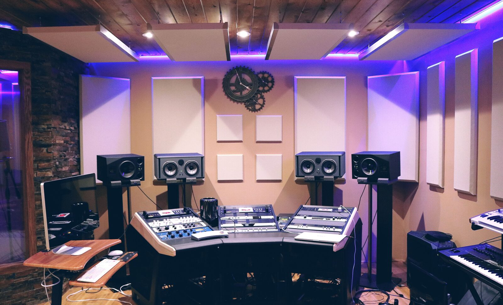 Estudio de grabacion moderno